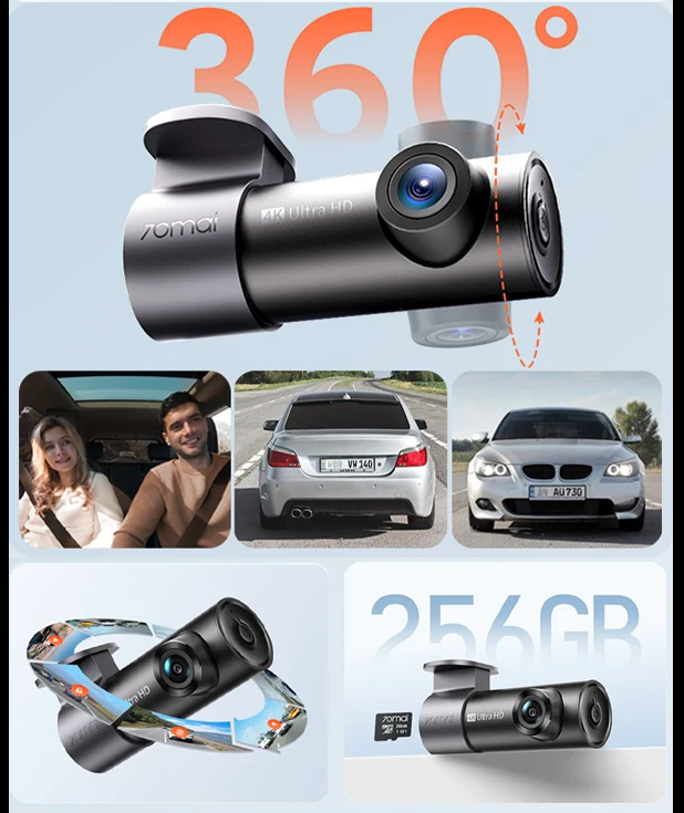 3. 70mai M310 Plus 4K: piccola, discreta e davvero 4K - immagine 1