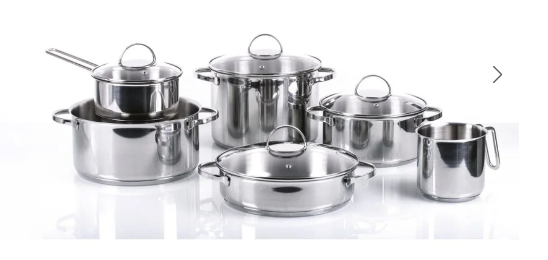 3. Moneta Allegro Inox — Batteria 10 pezzi - immagine 1